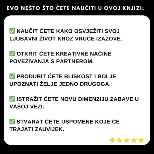 Najprodavaniji priručnik za strast bez granica: 50 nezaboravnih avantura + BONUS 🔥